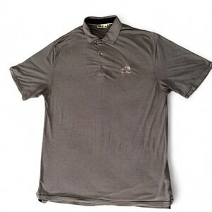Grey Golf Polo Mens Large